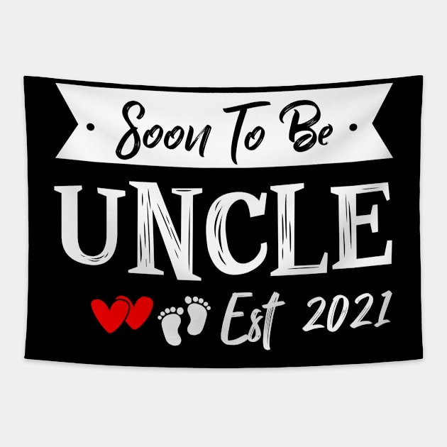 Soon To Be Uncle Est. 2021 Tapestry by SimonL