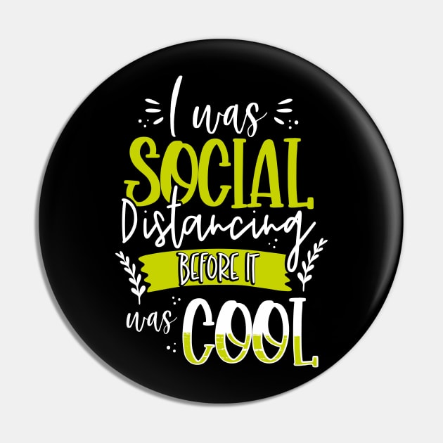 Social Distancing Before It Was Cool Pin by GeekyFairy