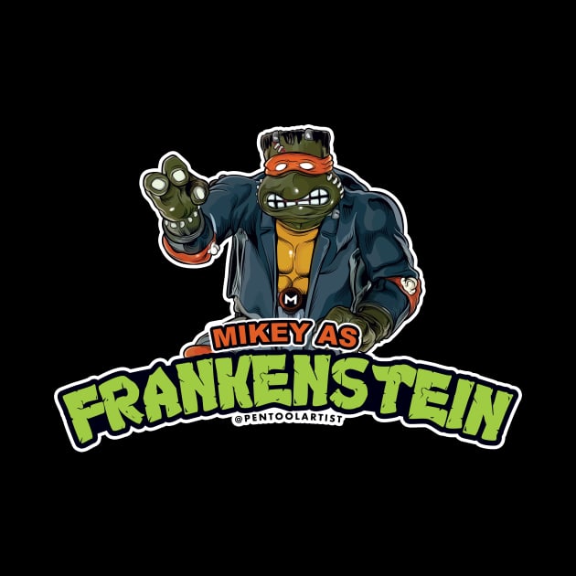 Mikey as Frankenstein by pentoolarts