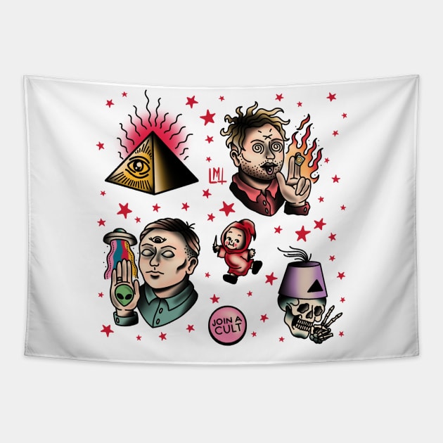 Cult Tapestry by LoudMouthThreads