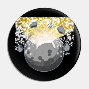 Bursting Moon Pin