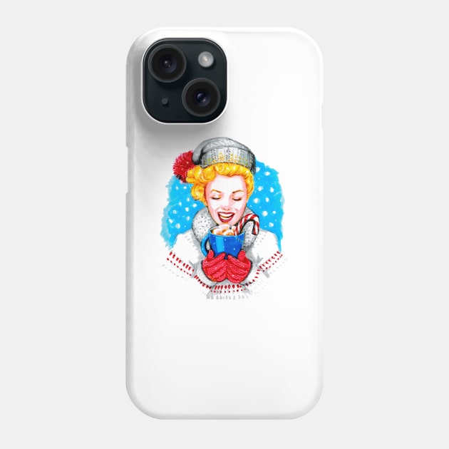 Marilyn Monroe Phone Case by Svetlana Pelin