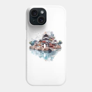 Feng Huang Ancient Town Landscape, Old Cities Phone Case