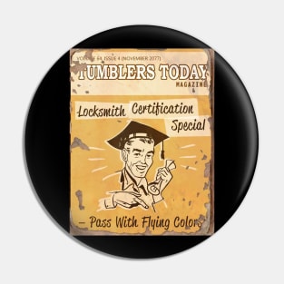 TUMBLERS TODAY MAGAZINE : Locksmith Certification Especial Pin