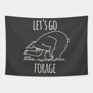 Let's Go Forage Tapestry