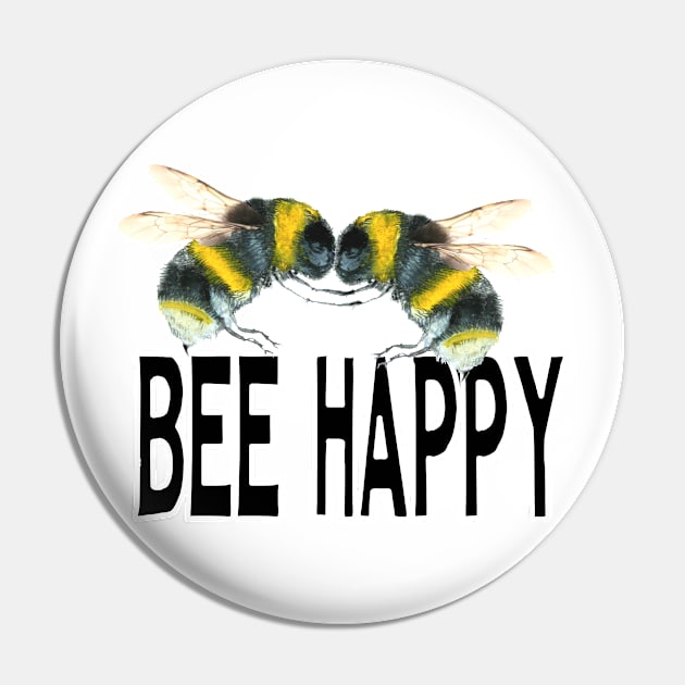Furever Art✫*¨*.¸¸.✶*¨ BEE HAPPY Pin by FurEVER Art