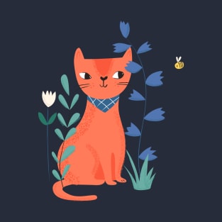 Cat and Bee T-Shirt