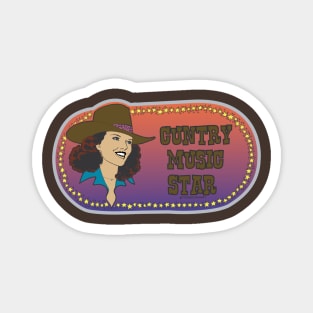 CUNTRY MUSIC STAR Magnet
