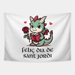 Feliz Dia De St Jordi Tapestry