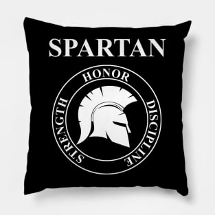 Spartan Warrior Virtues of Sparta Pillow