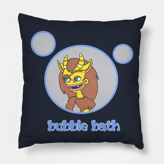 bubble bath Pillow by Blaze_Belushi