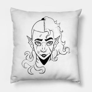 innocent mermaid Pillow