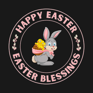 Easter Bunny Beautiful Easter Eggs T-Shirt