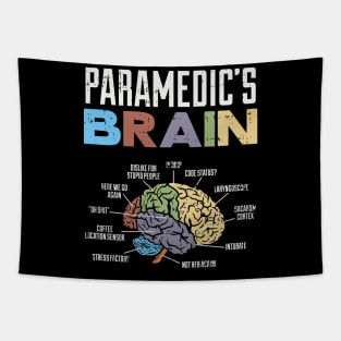 Funny CPR Instructur EMT EMS Paramedic Brain Tapestry