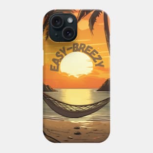 Sandy Beach, Clear Skies, and Absolute Relaxation Phone Case