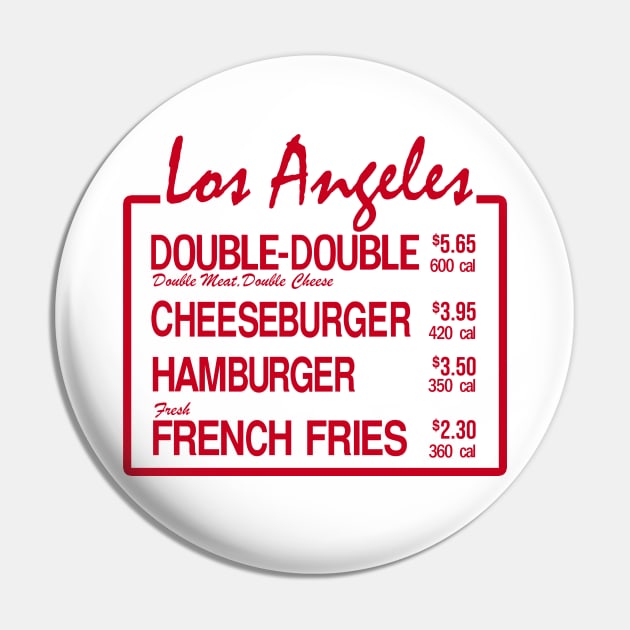 Los Anegels Burger Pin by Meat Beat