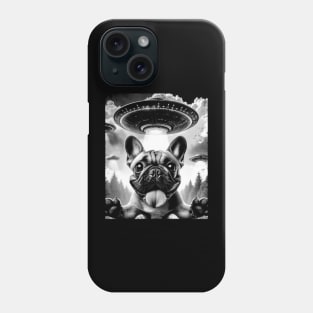 Frenchie Vogue Step Out in Style with French Bulldog UFO Apparel Phone Case