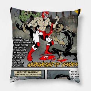 LUCHADOR VS WOLFMEN Pillow