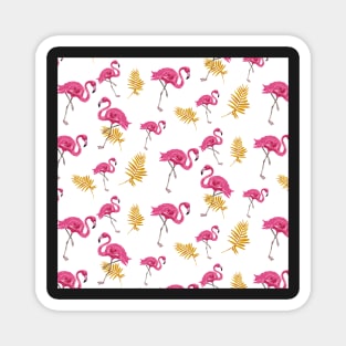 Bird flamingo pattern Magnet