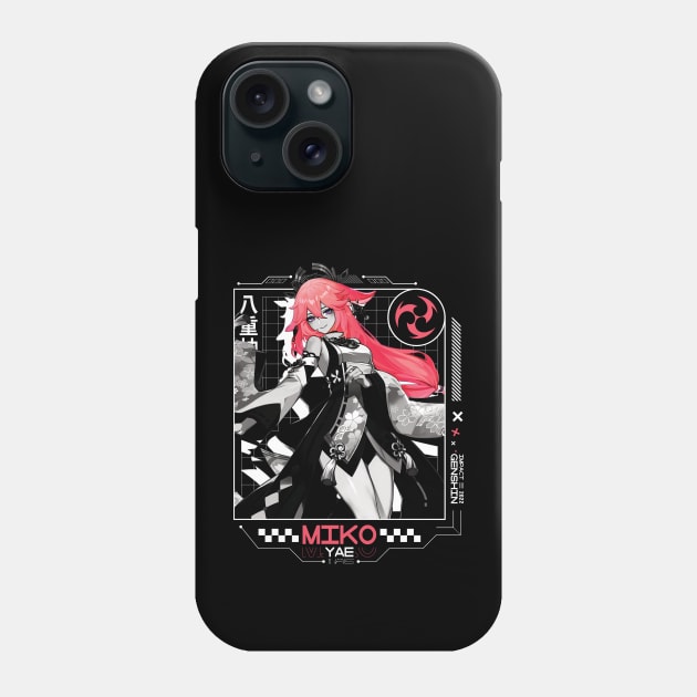 Yae Miko Phone Case by Alanside