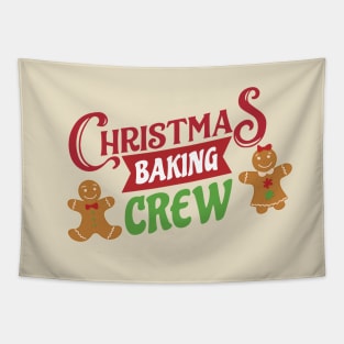 christmas baking crew - funny christmas Tapestry