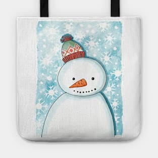 Snowman, Christmas Collection Tote