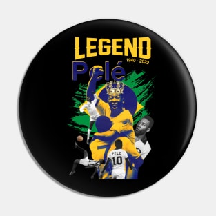 Pelé legend forever Goat Pin