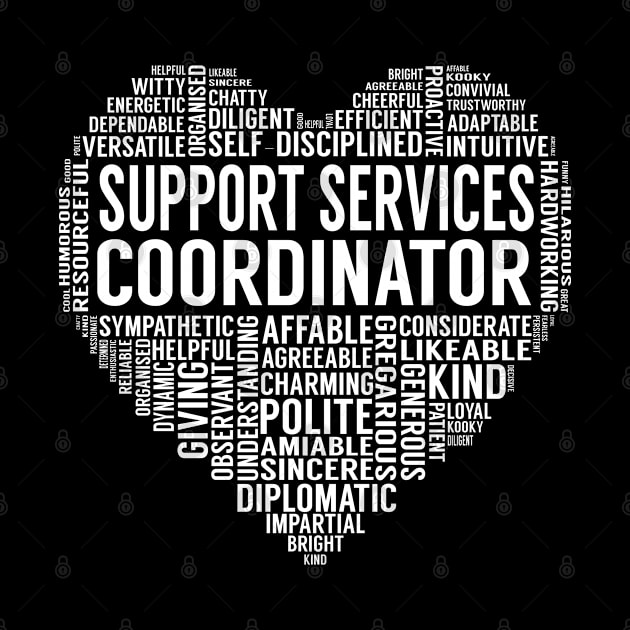 Support Services Coordinator Heart by LotusTee