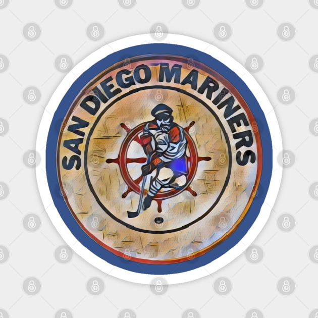 San Diego Mariners Hockey Magnet by Kitta’s Shop