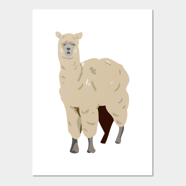 Alpaca Alpaca Poster E Stampa Artistica Teepublic It