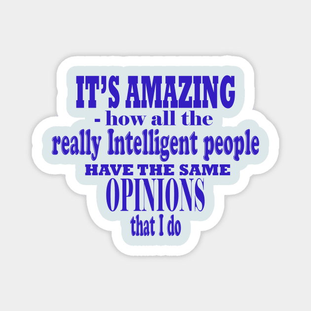 Intelligent people Magnet by bluehair