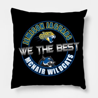 Jemison Jaguars - McNair Wildcats Pillow