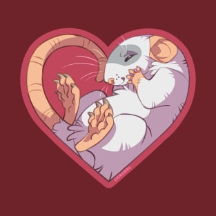 Heart Rat: Masked Gray T-Shirt