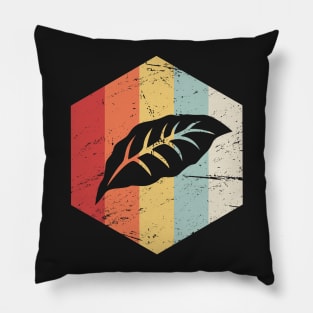 Retro Vintage Tobacco Farmer Icon Pillow