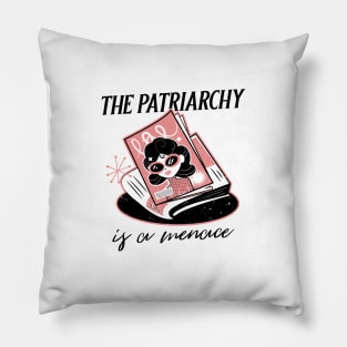 The Patriarchy is a Menace T-shirt Feminist Shirt, Smash The Patriarchy Shirt, Feminism Shirt, Womens Fundamental Rights T-Shirt Pillow