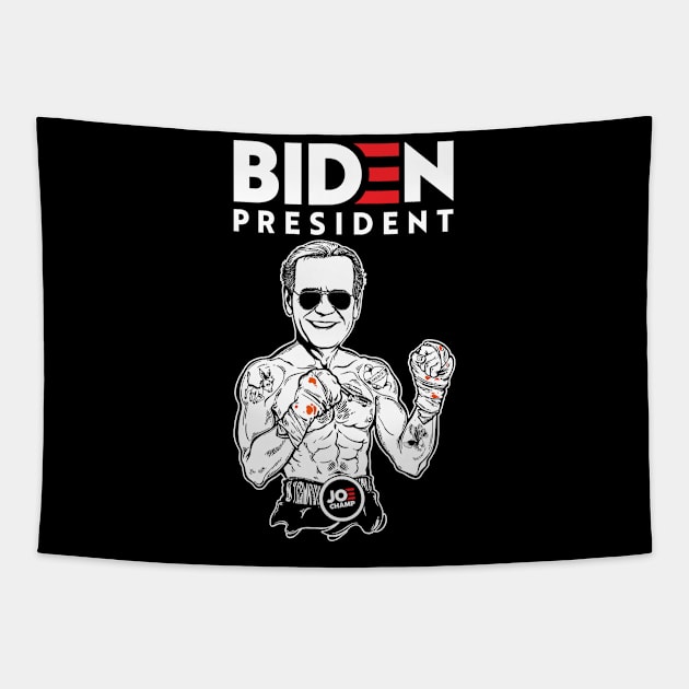 President Joe Biden // The Champ Tapestry by darklordpug