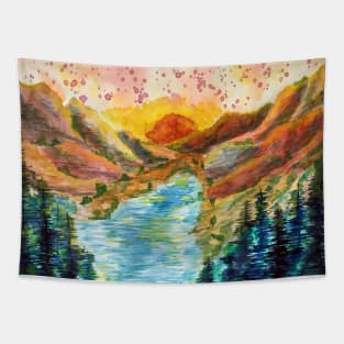 Red Valley Tapestry