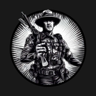 Soldier with gun T-Shirt