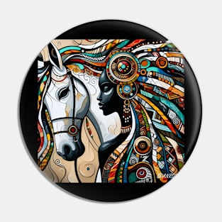 Queen and her horse by Charlotte VanRoss( cvanross ) Pin