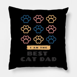 BTS CAT DAD EVER Pillow