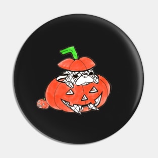 pumpkin frenchie Pin