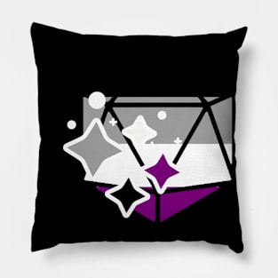 Asexual Sparkle D20 Pillow