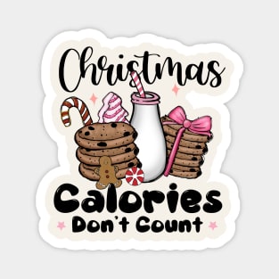 Christmas Calories Don't Count Magnet