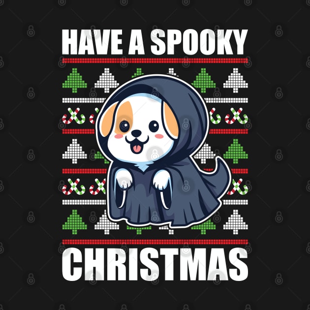 Have A Spooky Christmas Sweaters Dog by JS Arts