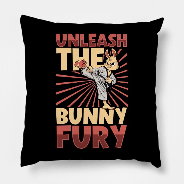 Bunny - Tang Soo Do Pillow by Modern Medieval Design