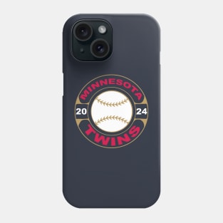 Twins Baseball 24 Phone Case