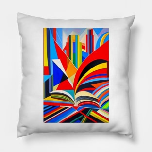 Wisdom's Library: The Power of Books and Knowledge Pillow