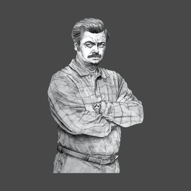 Ron F-ing Swanson by tomasoverbai