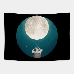 Moon Bunnies Tapestry