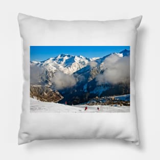 Courchevel 3 Valleys French Alps France Pillow